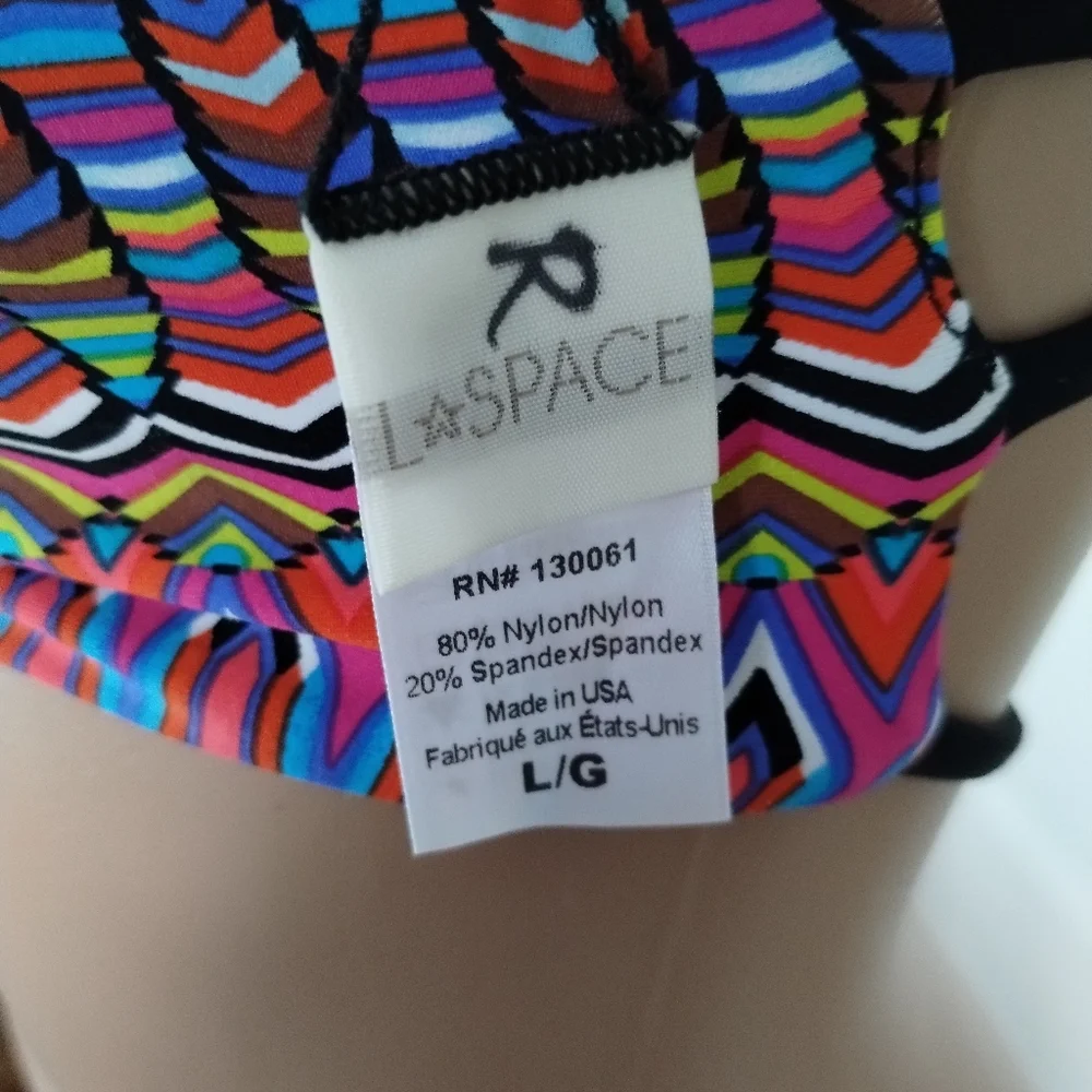 L Space Colorful Patterned Bikini Set